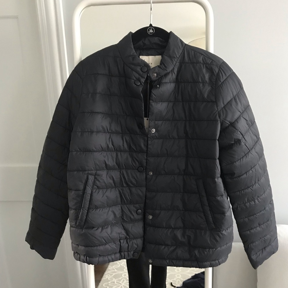 Black Light Puffy Jacket - New With Tags